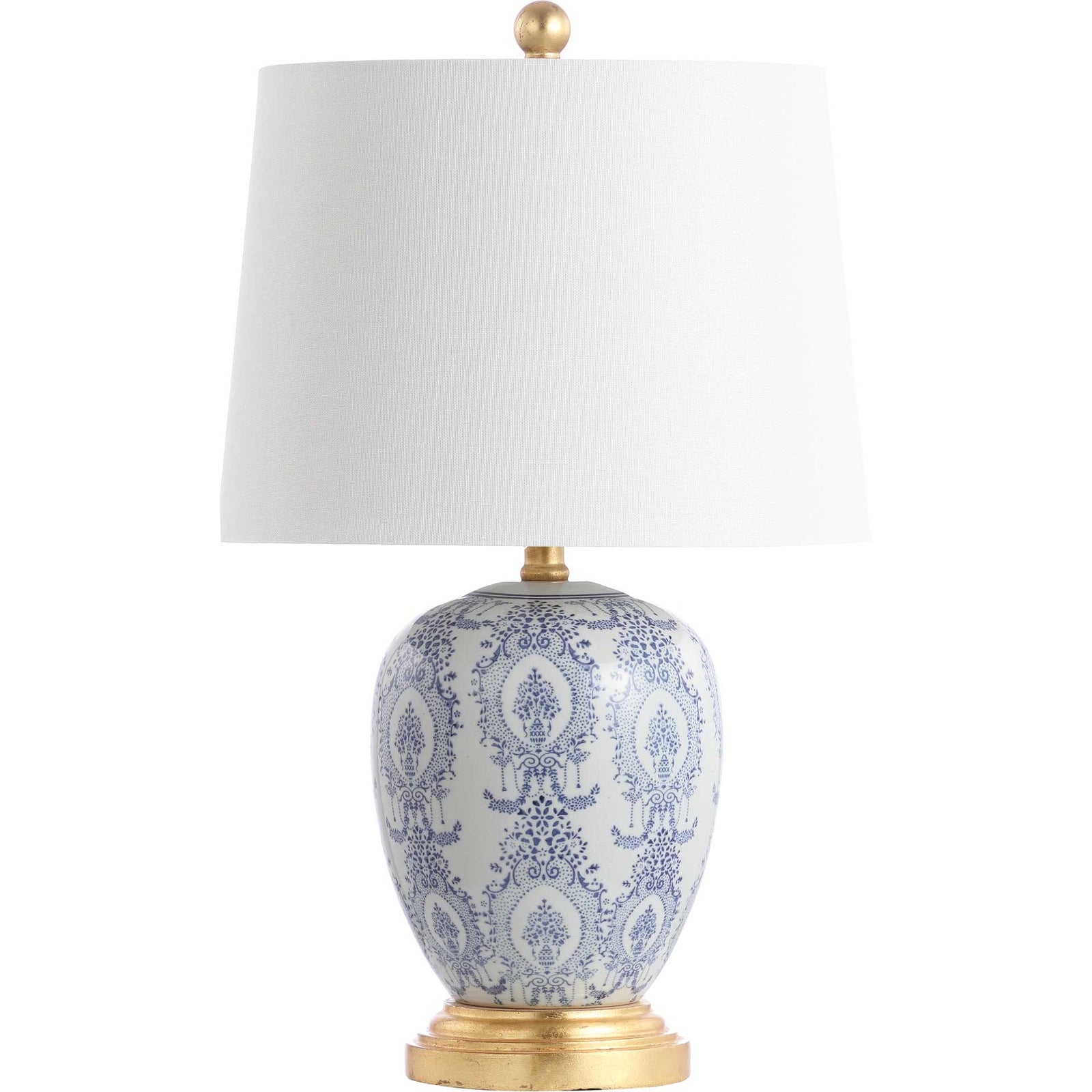 Kahlo Table Lamp Blue/White (Set of 2)