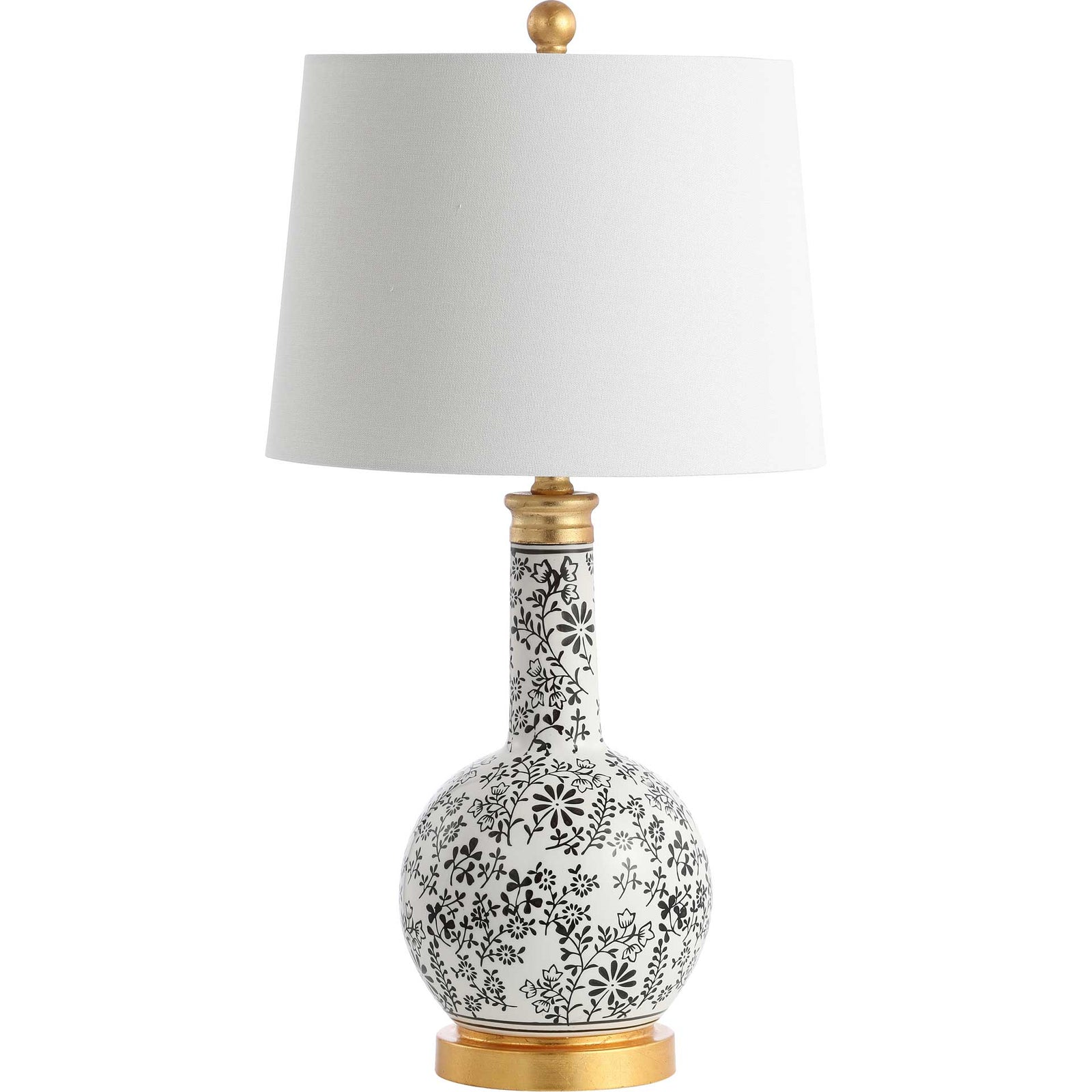 Boomer Table Lamp Black/White (Set of 2)