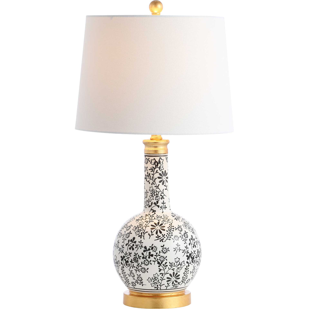 Boomer Table Lamp Black/White (Set of 2)