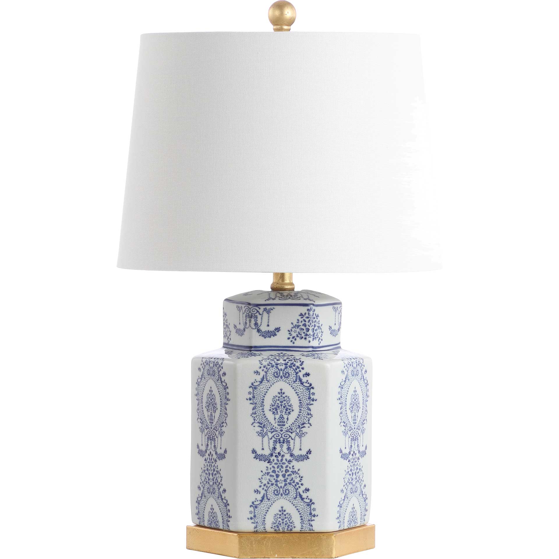 Bova Table Lamp Blue/White (Set of 2)