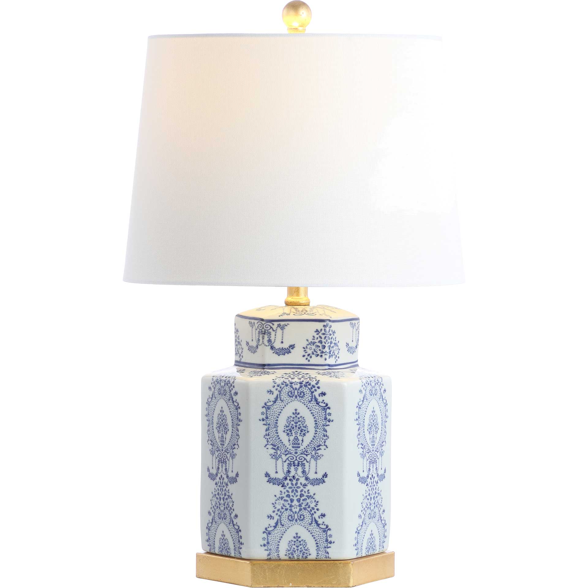 Bova Table Lamp Blue/White (Set of 2)