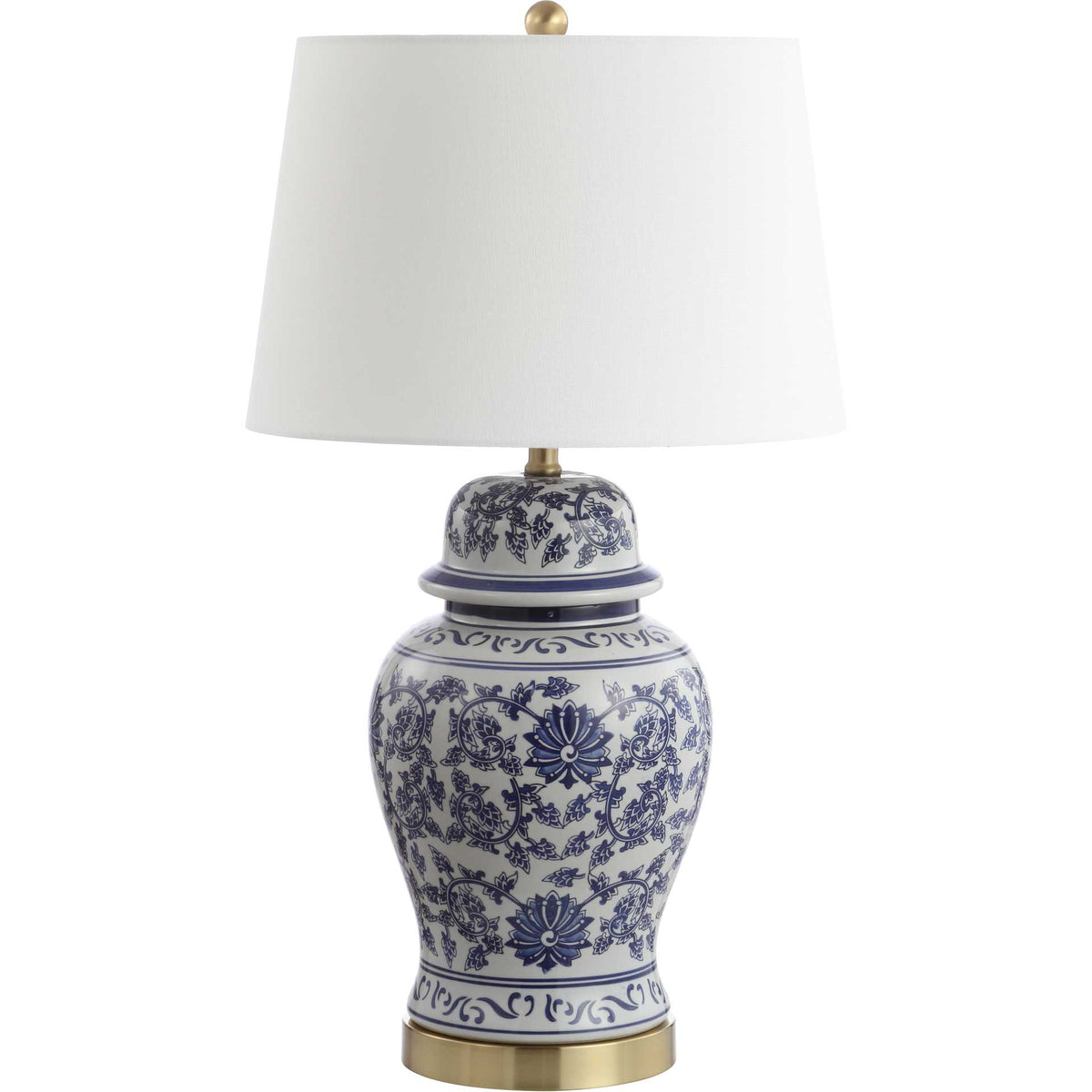 Archer Table Lamp Blue/White (Set of 2)