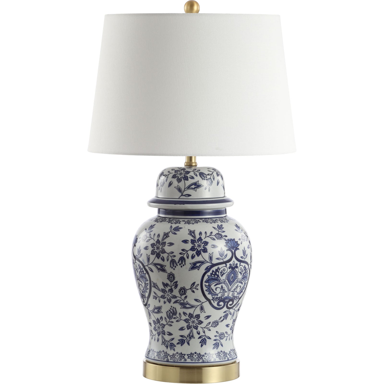 Ariela Table Lamps Blue/White (Set of 2)