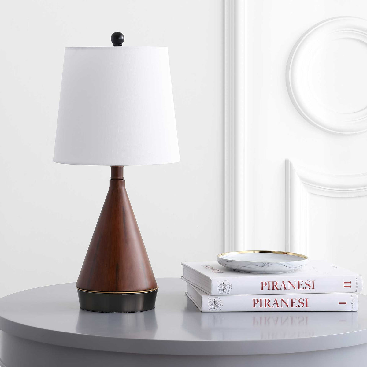 Malena Table Lamp Dark Brown/Black