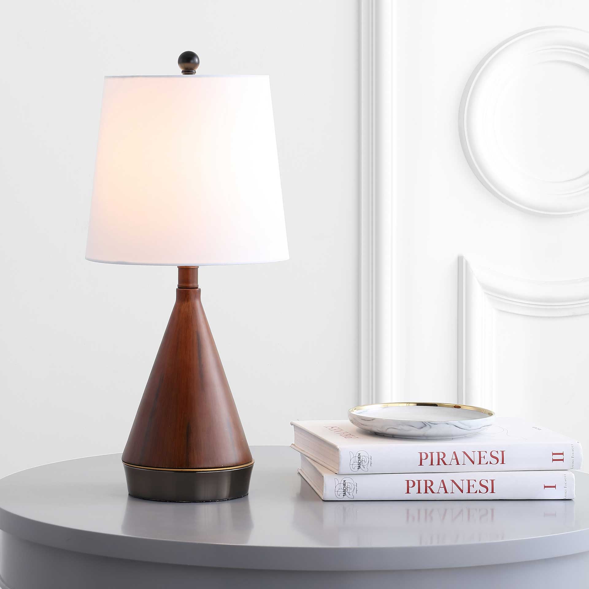 Malena Table Lamp Dark Brown/Black