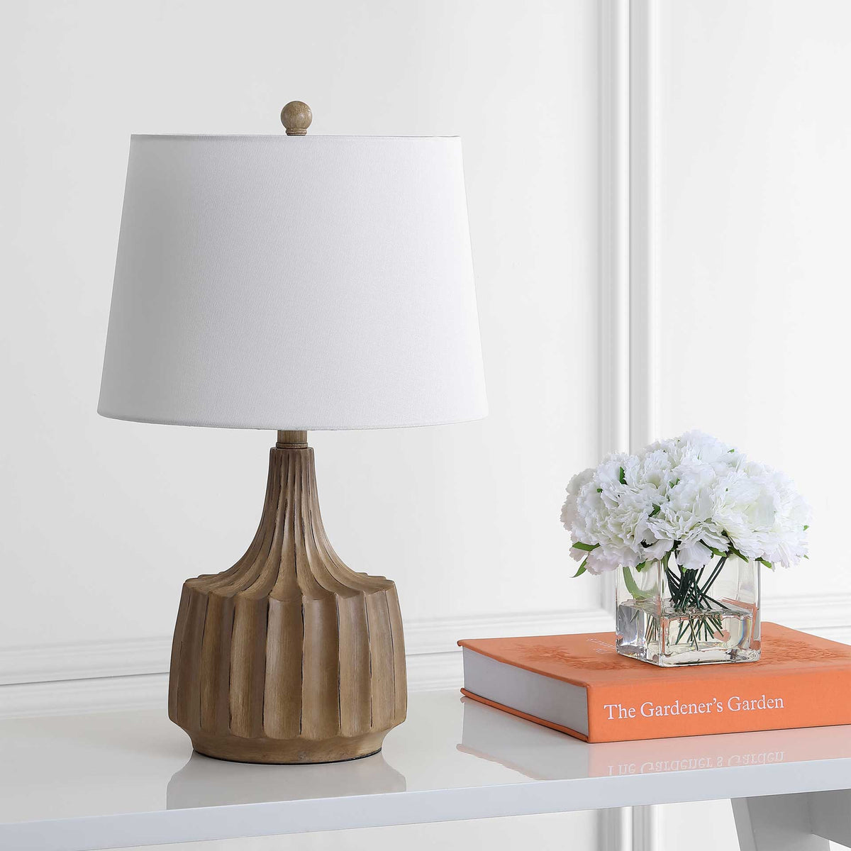 Shanara Table Lamp Wood Finish