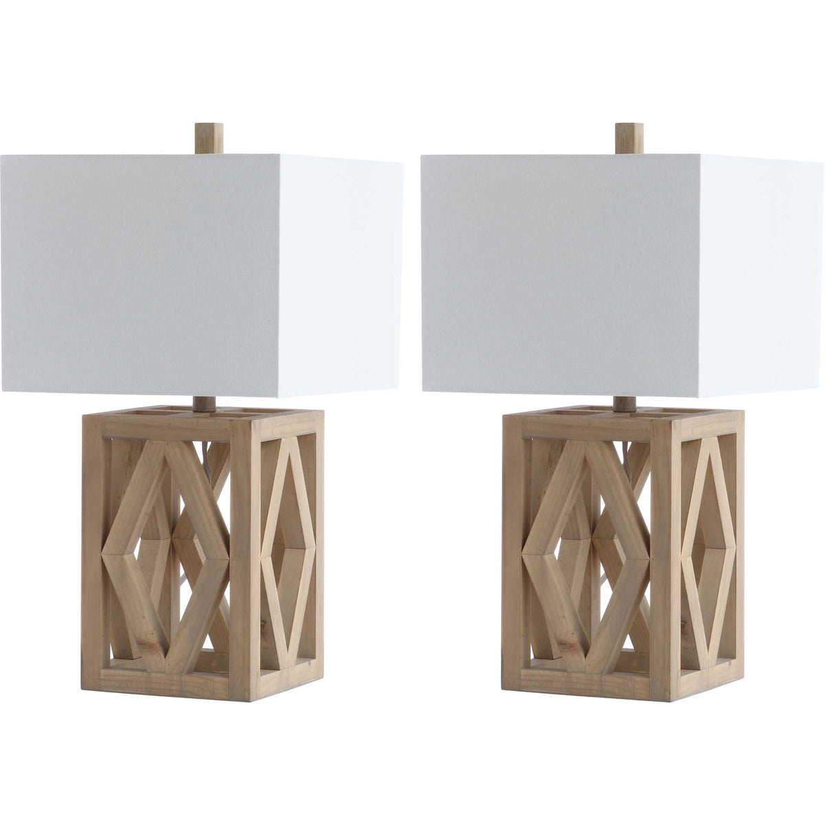 Tullis Table Lamps Brown (Set of 2)