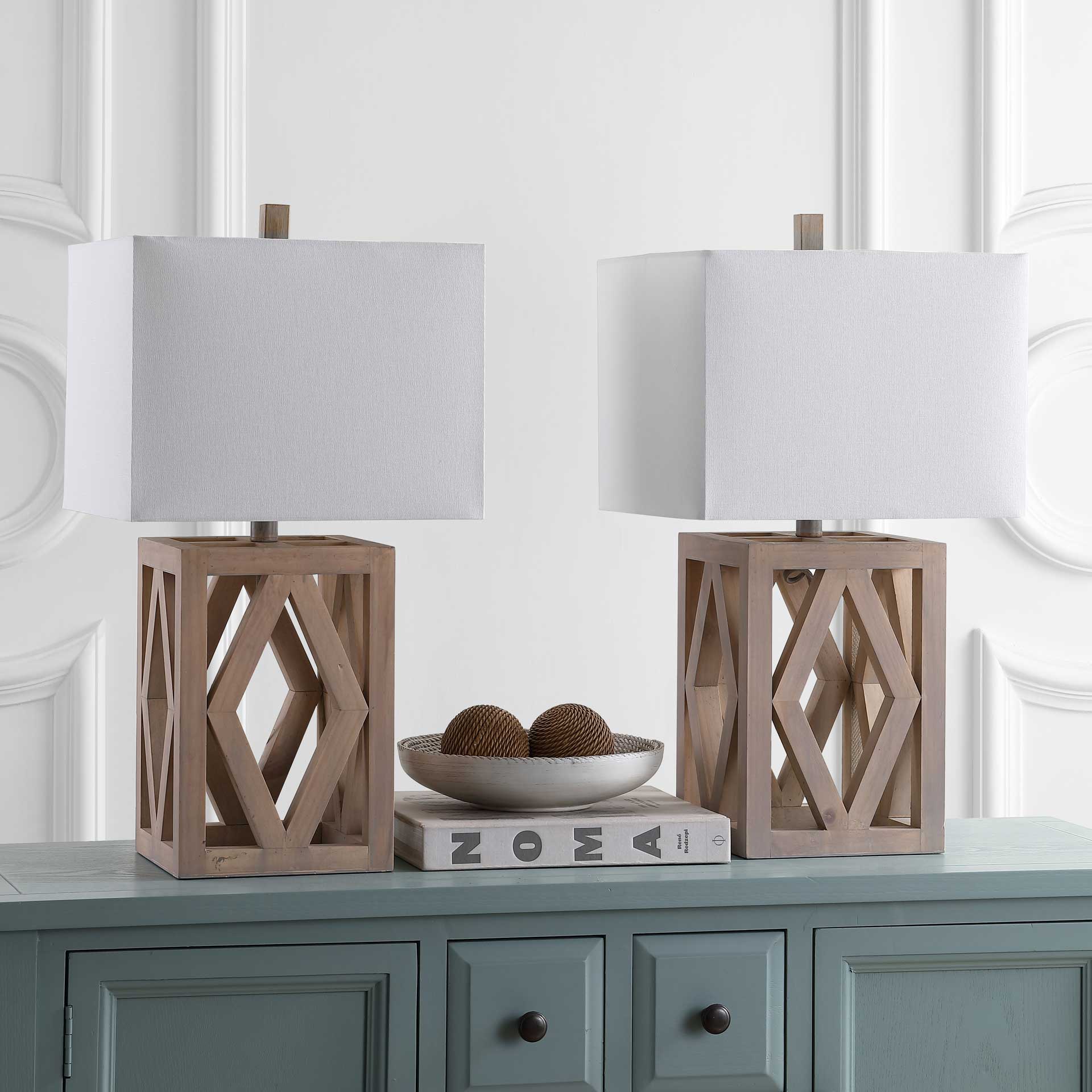 Tullis Table Lamps Brown (Set of 2)