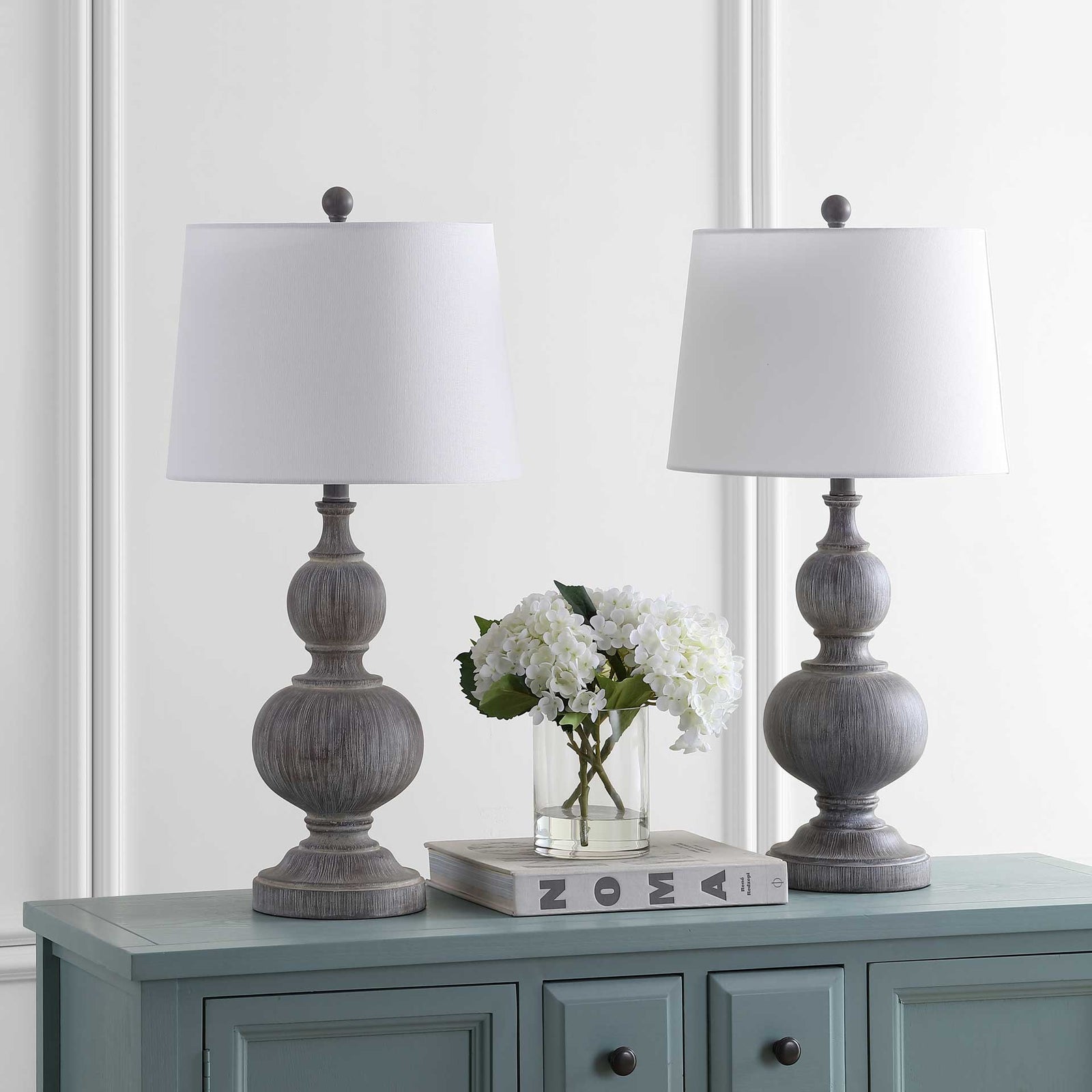 Eric Table Lamp Gray (Set of 2)
