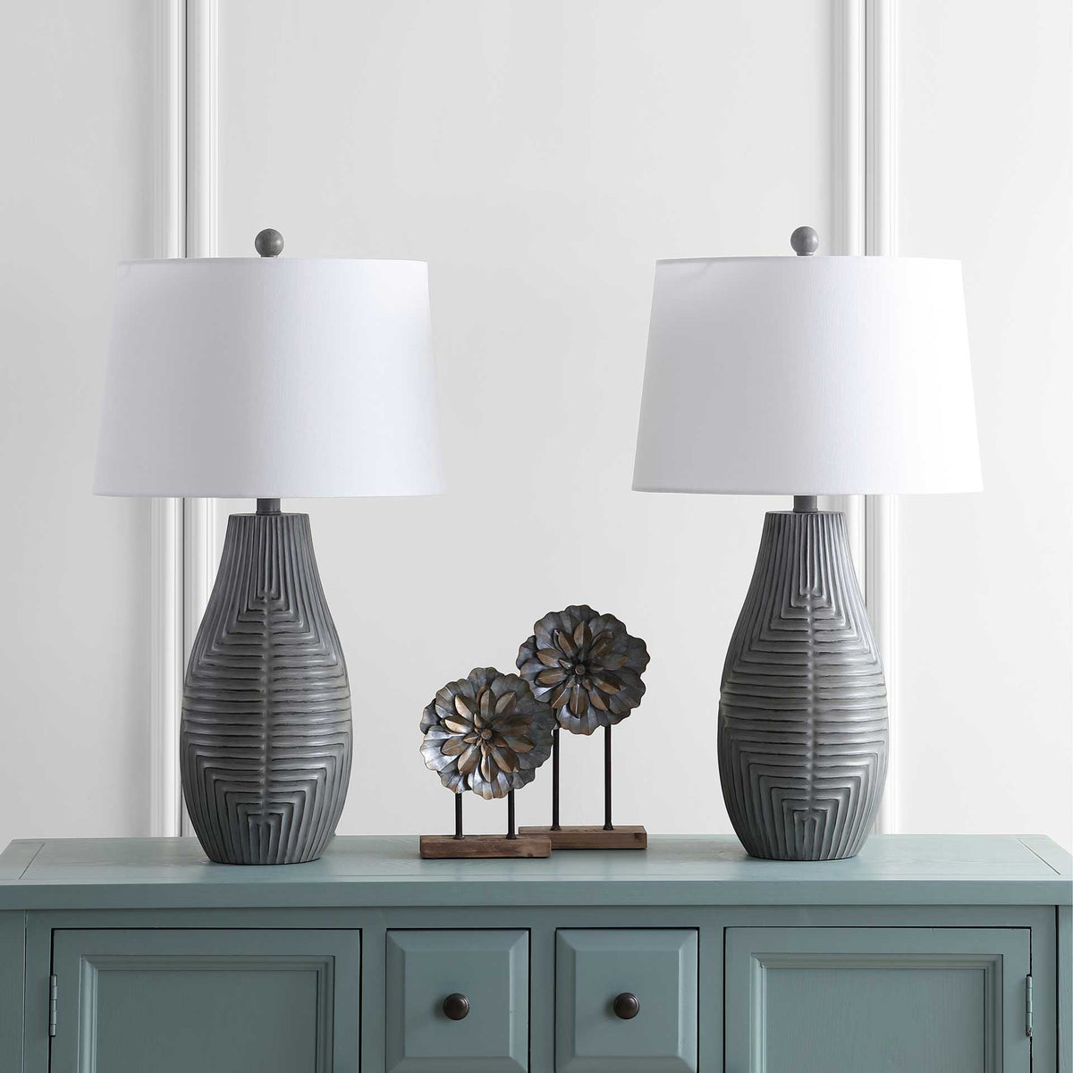 Jacoby Table Lamp Faux Wood (Set of 2)