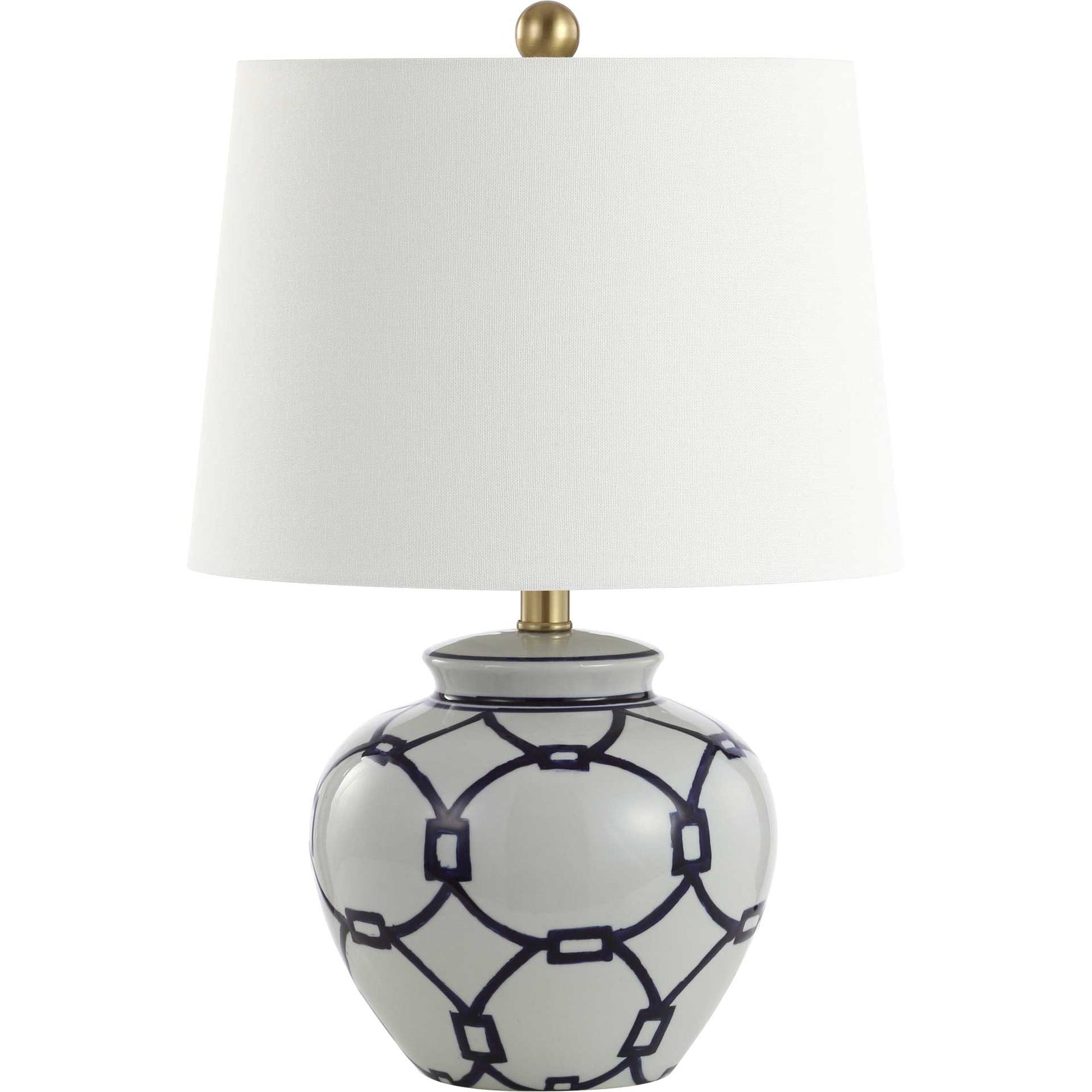 Analiz Table Lamp White/Blue