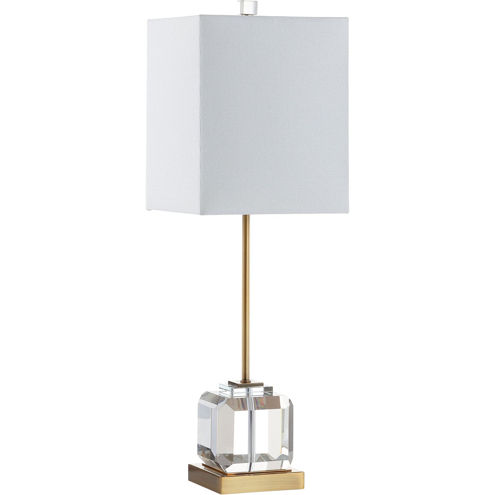 Zarina Table Lamps Clear/Brass Gold (Set of 2)