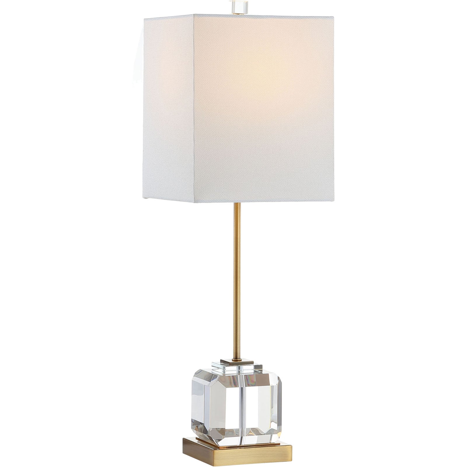 Zarina Table Lamps Clear/Brass Gold (Set of 2)