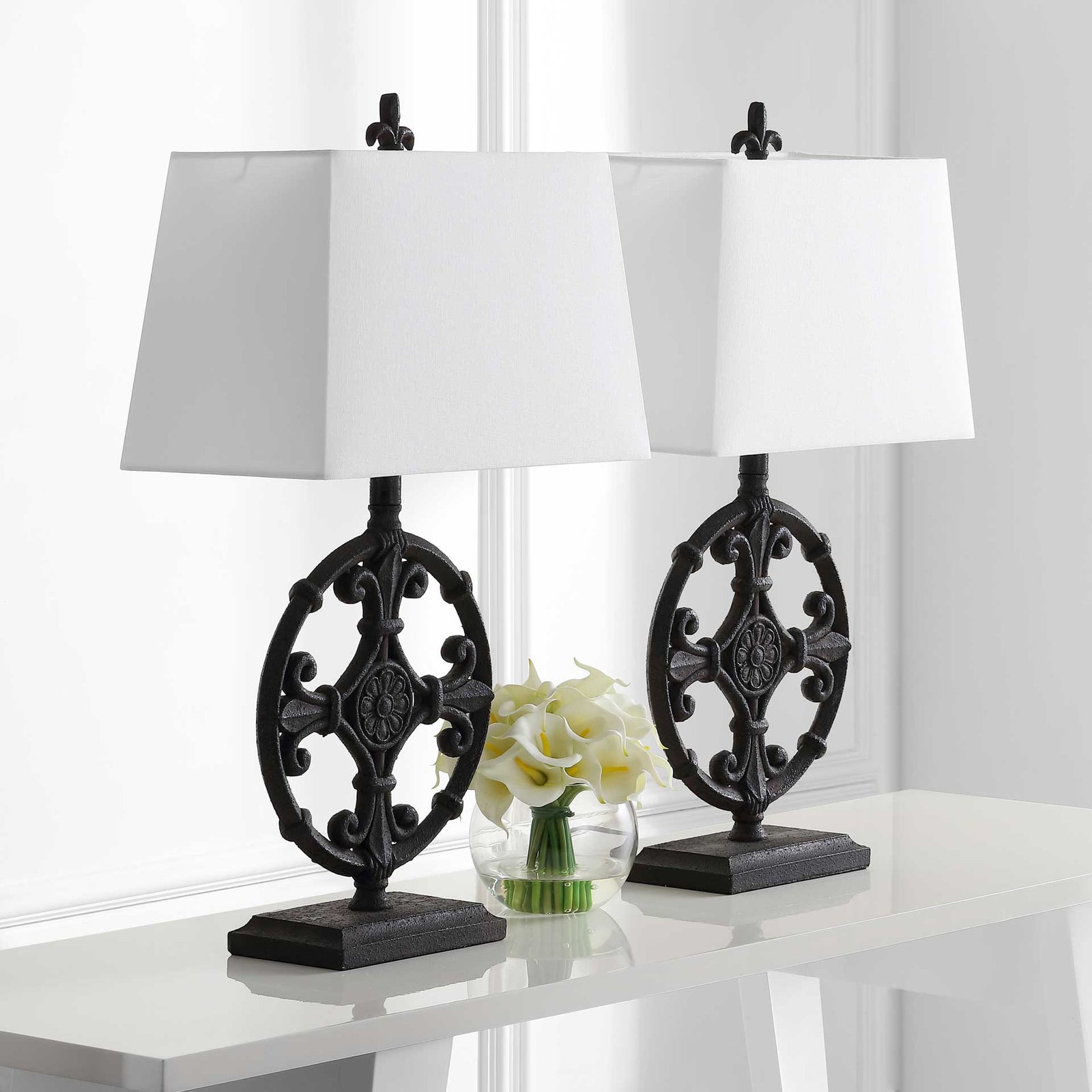 Walker Table Lamp Iron (Set of 2)