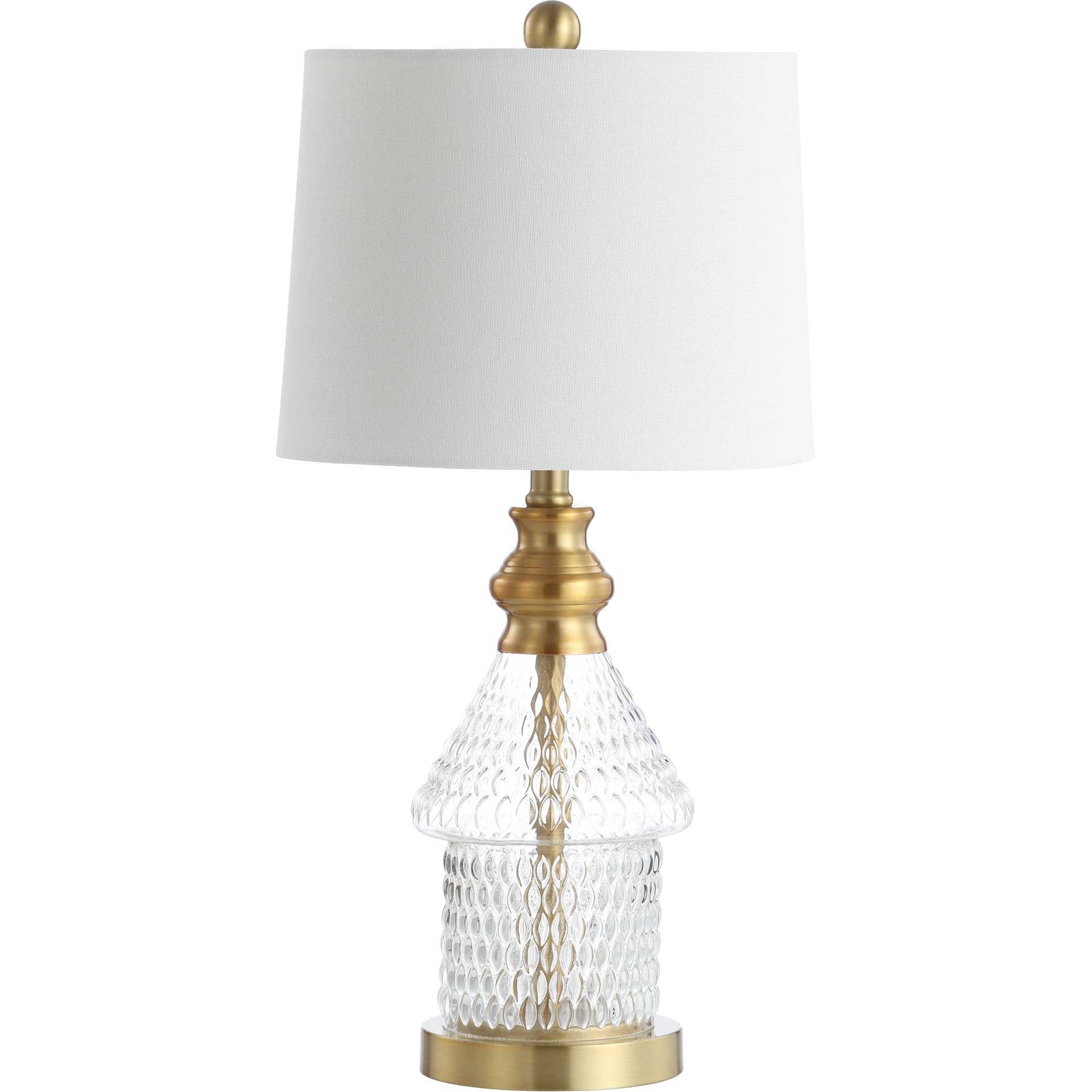 Calista Table Lamp Clear/Brass Gold