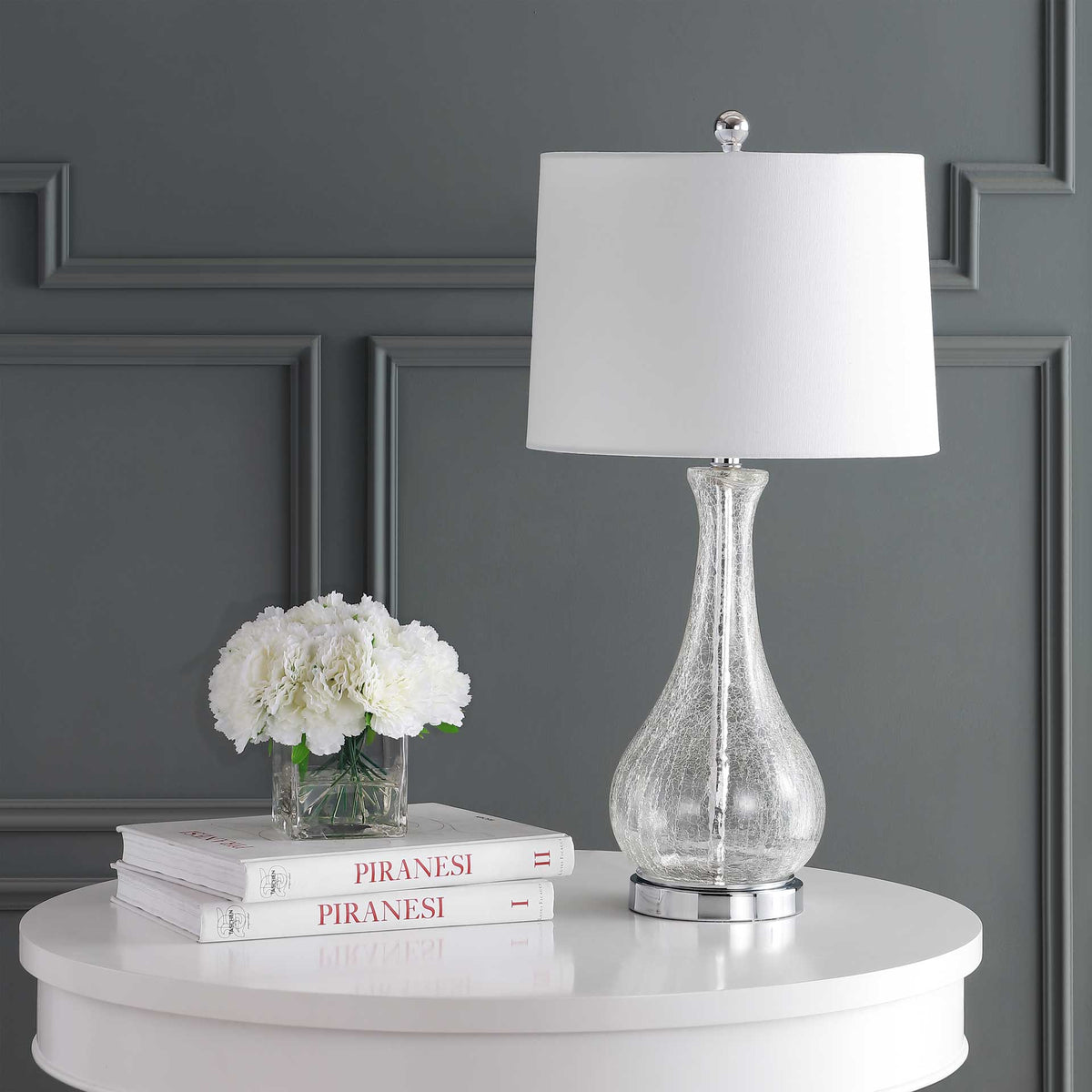Finesse Table Lamp Crack Clear