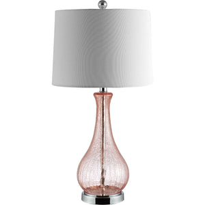 Finesse Table Lamp Light Blush Crackle