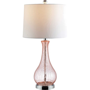 Finesse Table Lamp Light Blush Crackle