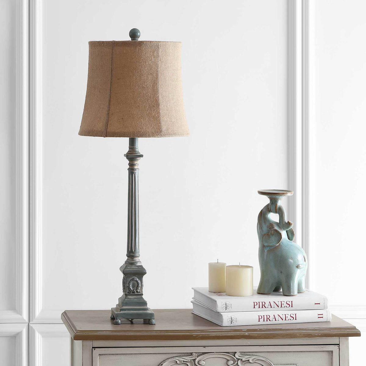 Cooper Table Lamp Antique Blue