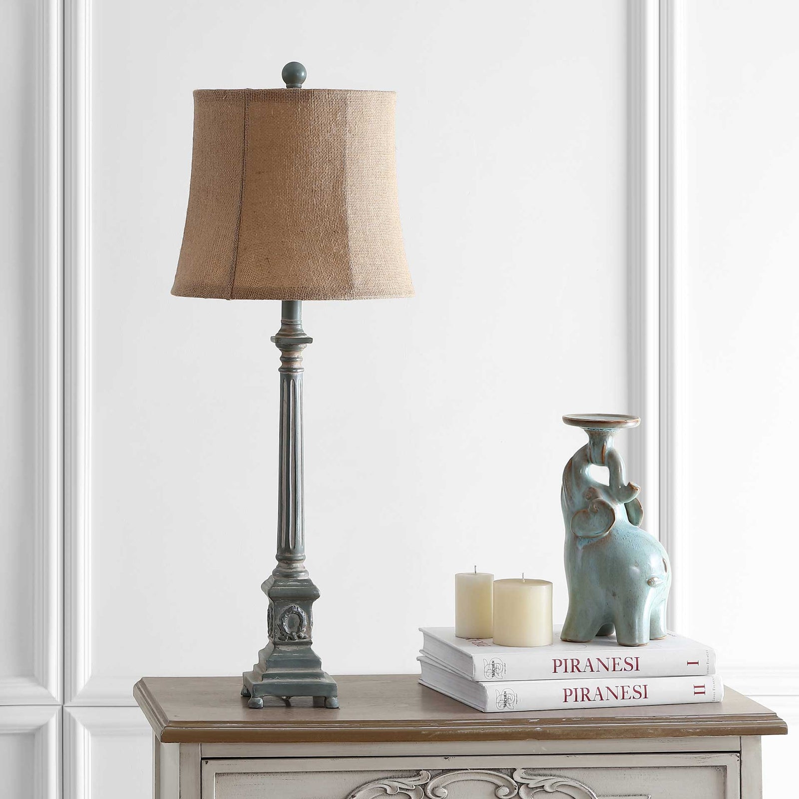 Cooper Table Lamp Antique Blue
