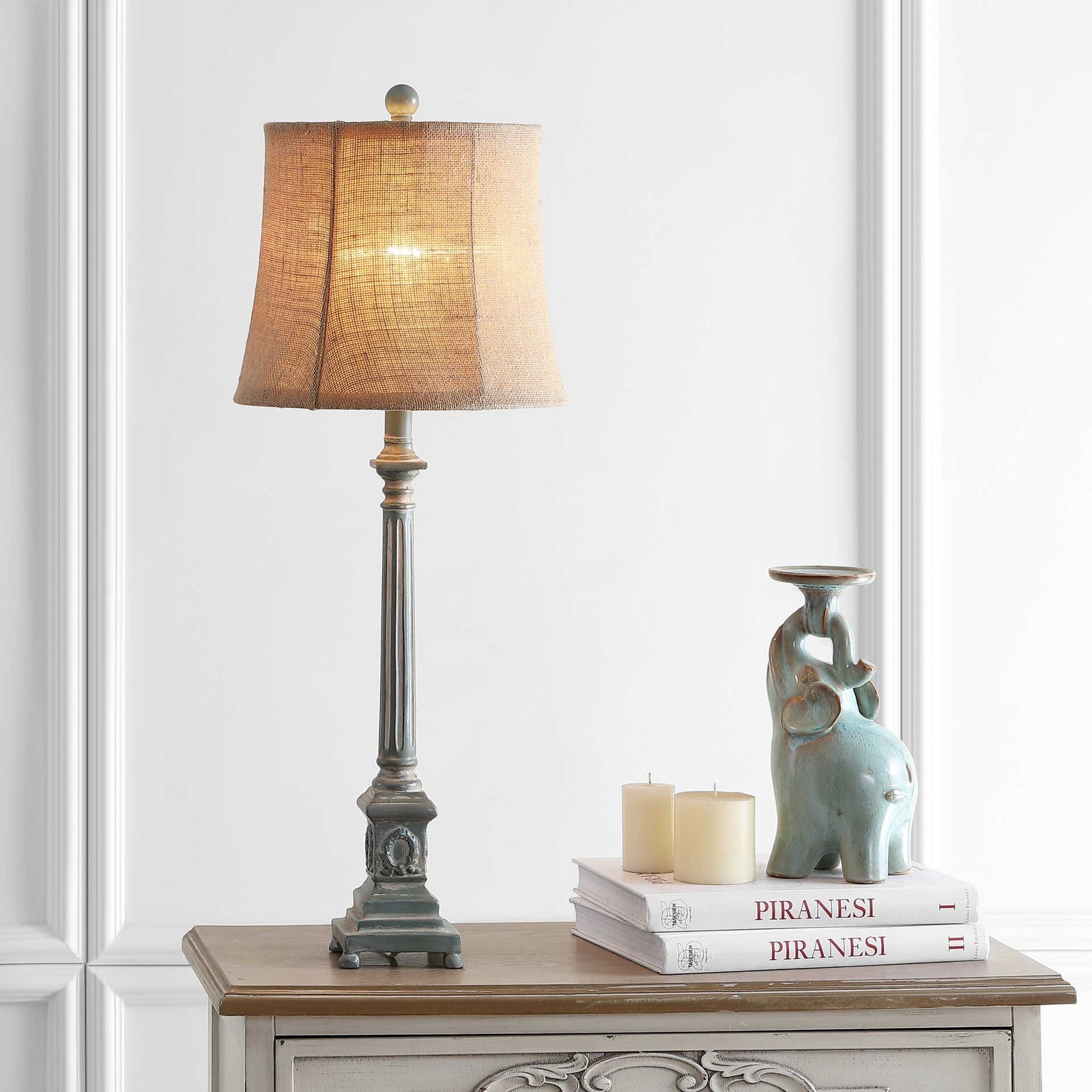 Cooper Table Lamp Antique Blue