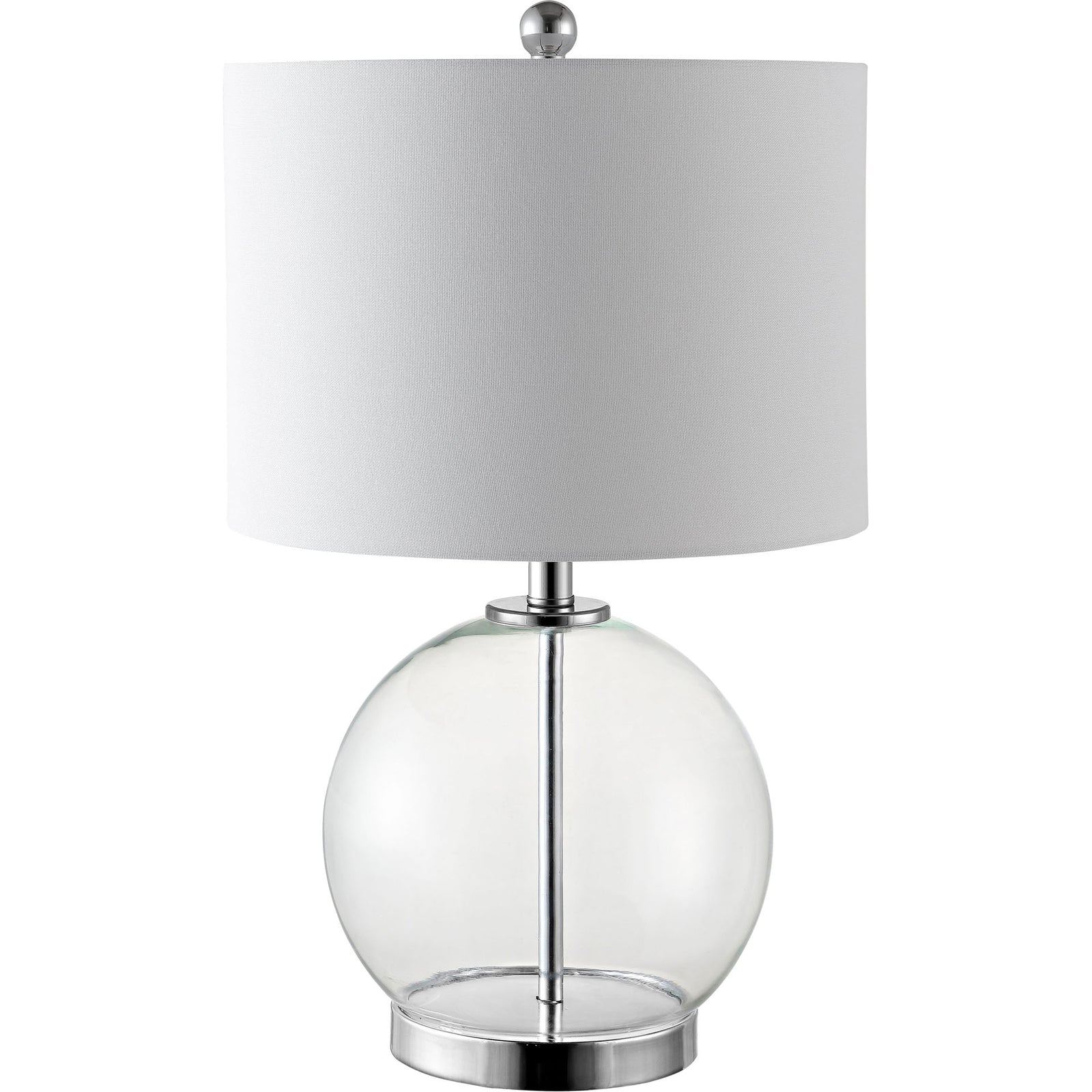 Loli Table Lamps Clear/Chrome (Set of 2)