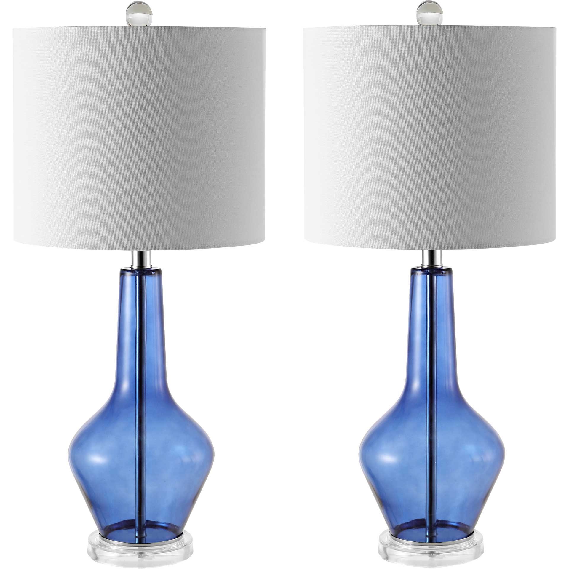 Vendome Table Lamps Blue (Set of 2)