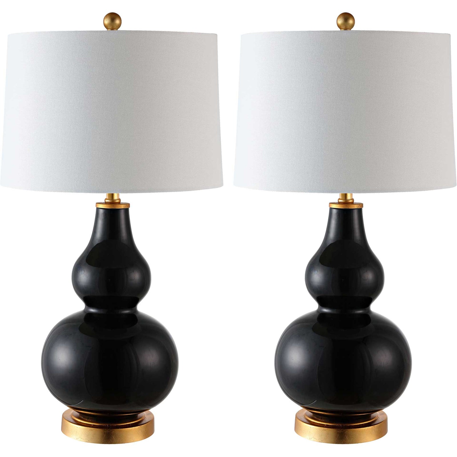 Kamren Table Lamps Black/Gold (Set of 2)