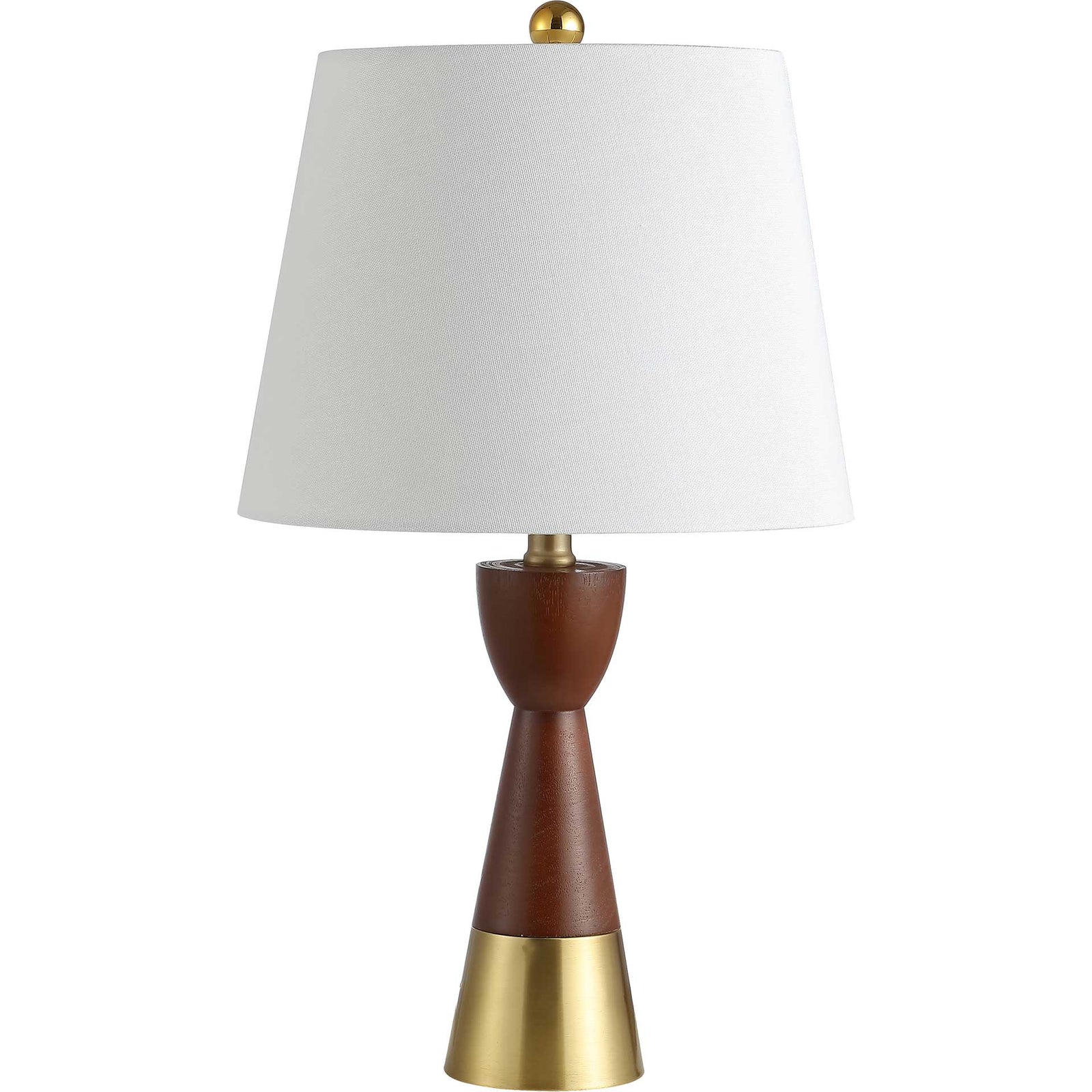 Retro Table Lamps Brown/Brass Gold (Set of 2)