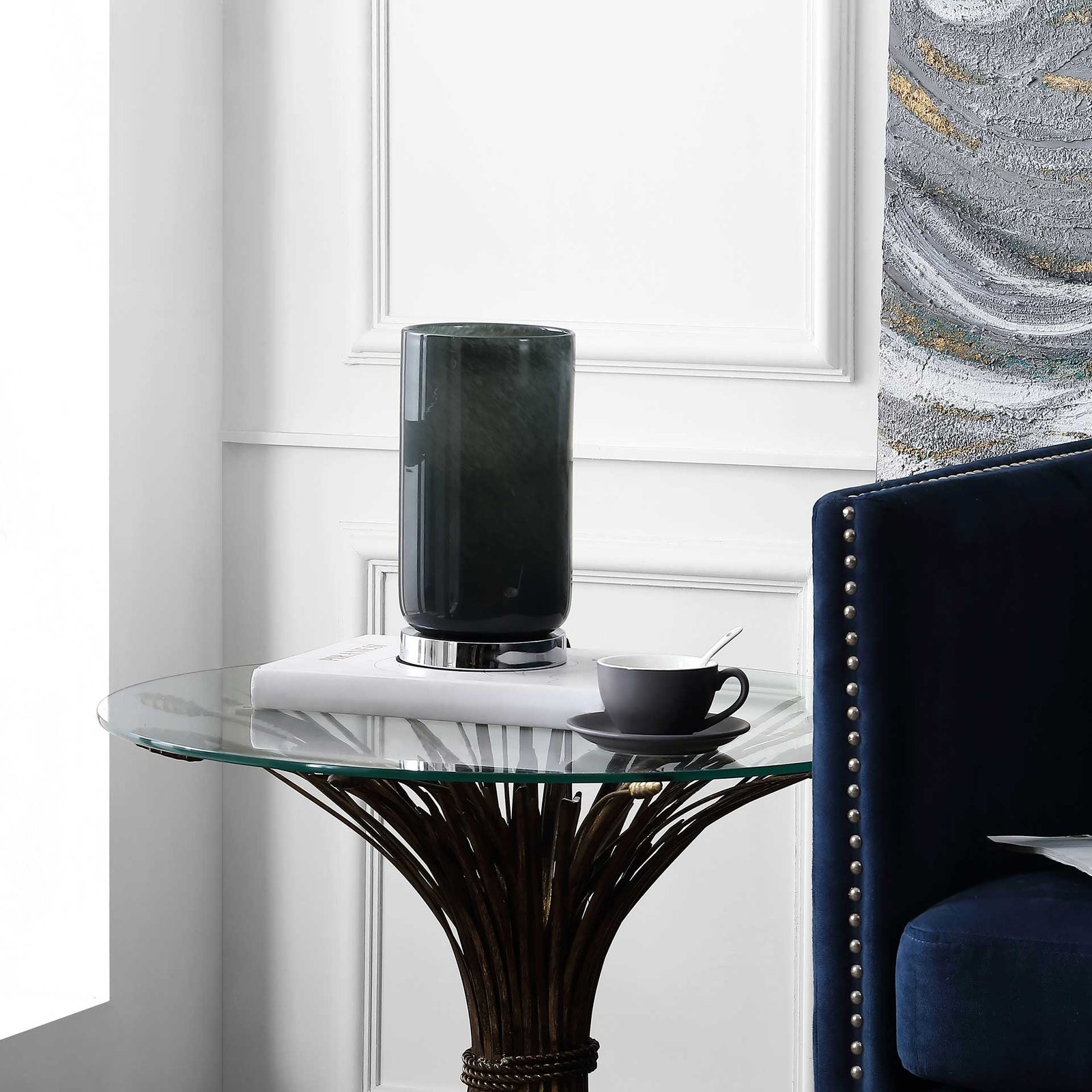 Adalie Table Lamp Gray