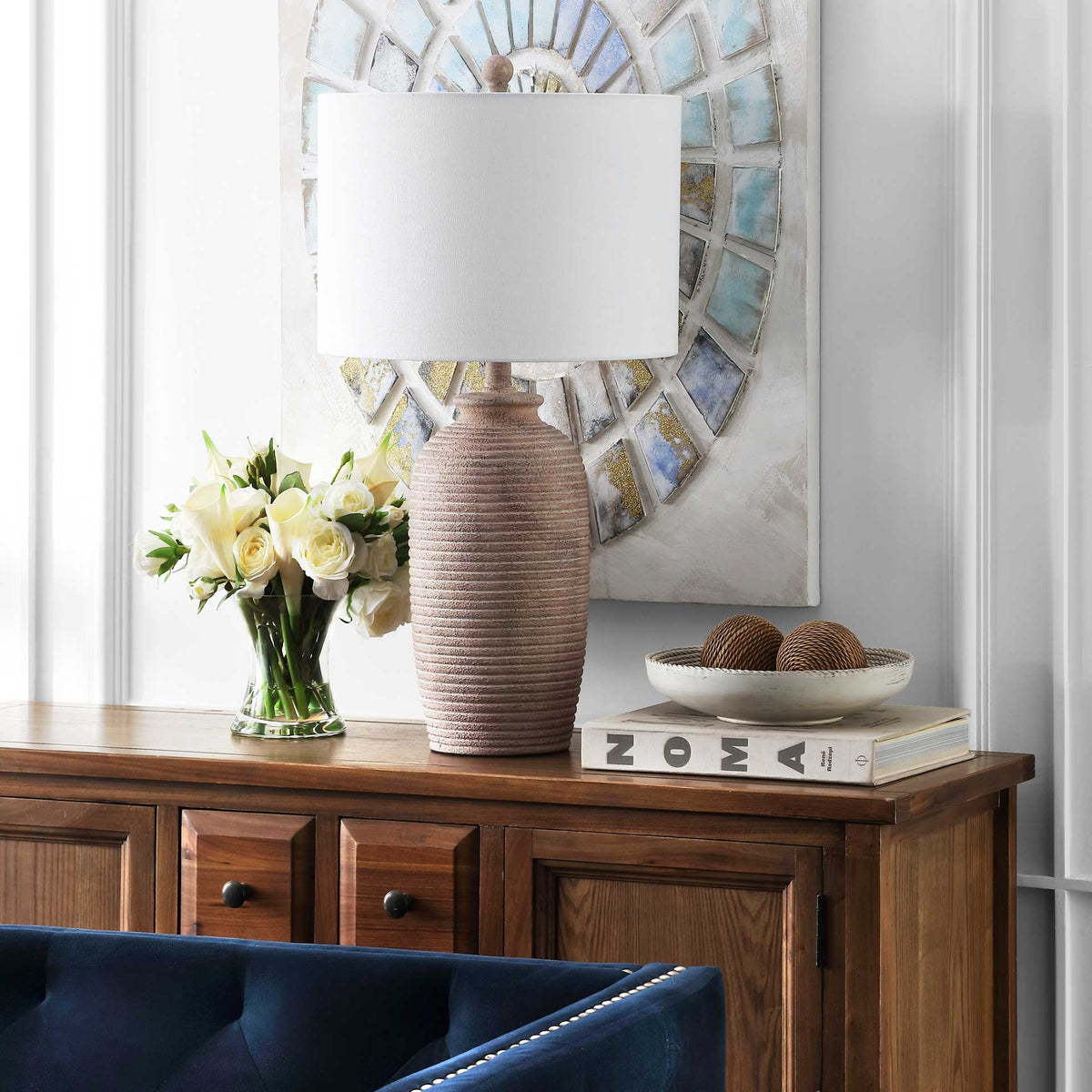 Kellen Table Lamp Sandy Pearl