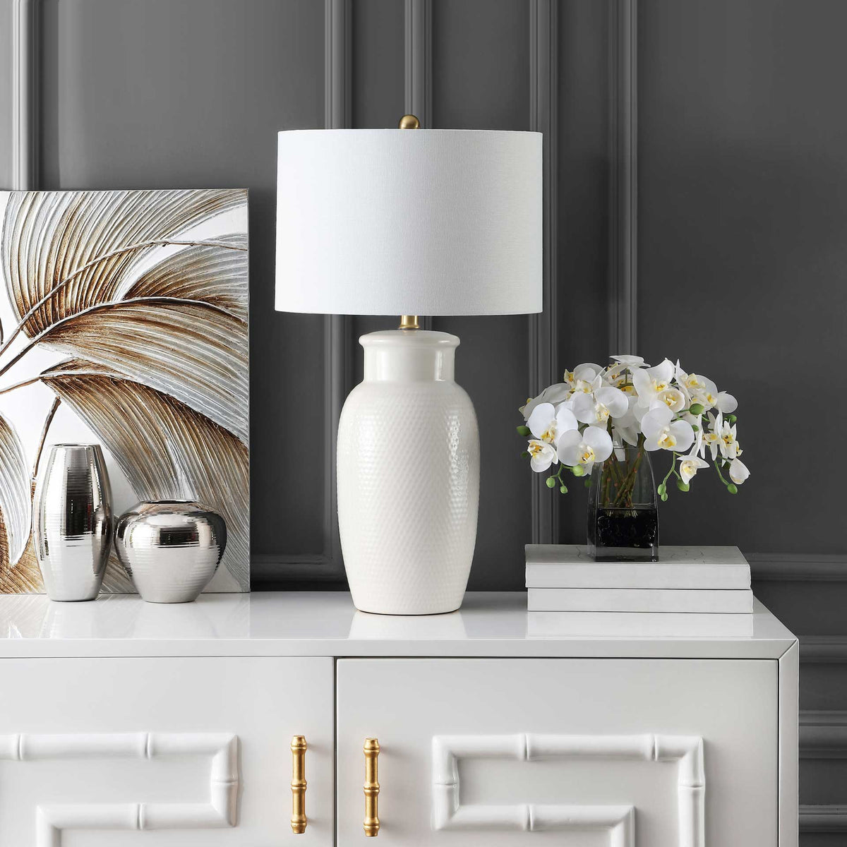 Nolita Table Lamp Ivory