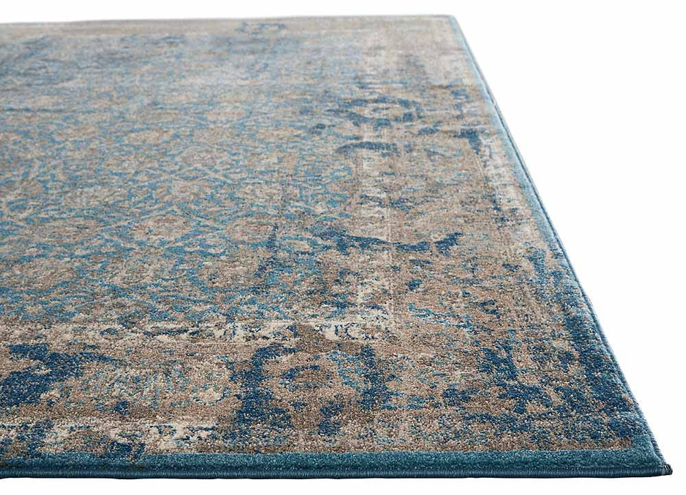 Terracotta Kinburn Blue Area Rug