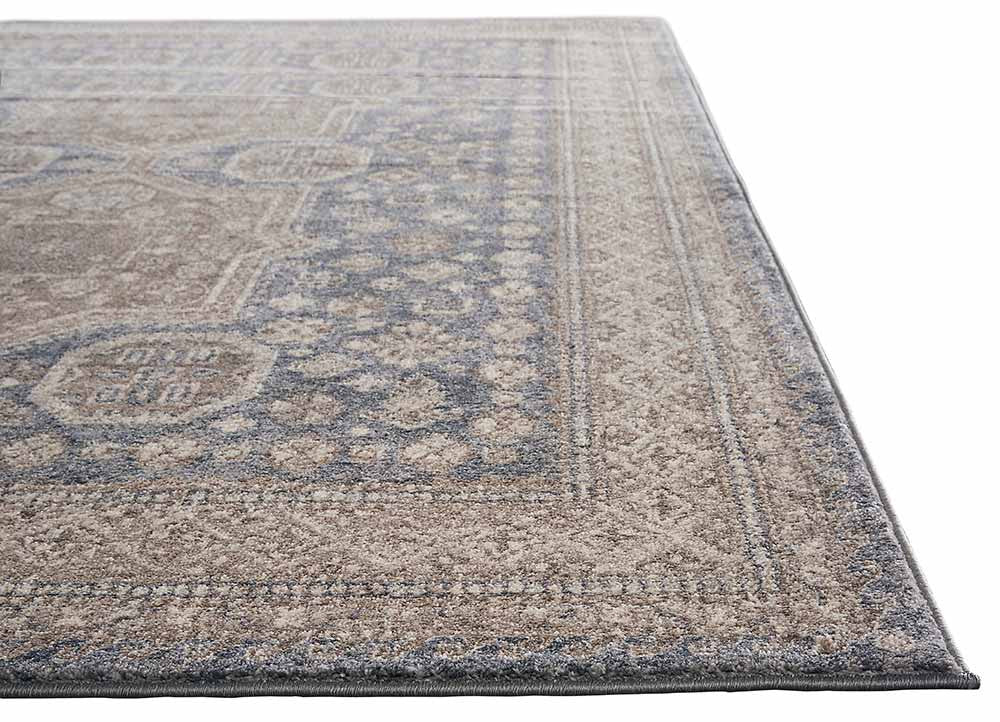 Terracotta Yucatan Gray/Silver Area Rug