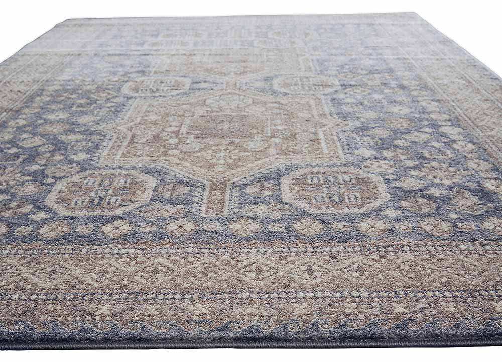 Terracotta Yucatan Gray/Silver Area Rug