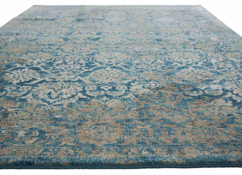 Terracotta Kassandra Blue Area Rug