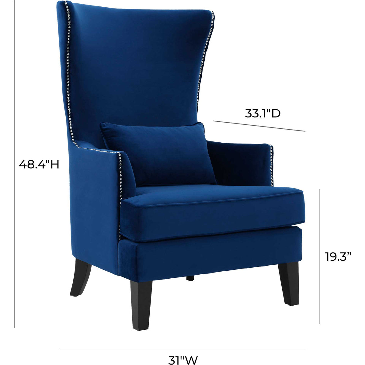 Brantley Tall Chair Navy