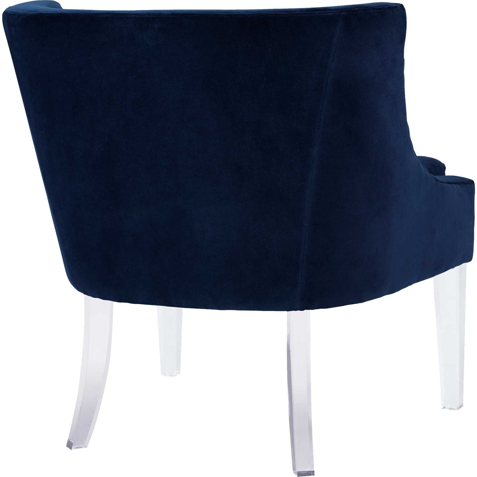 Myrtis Velvet Chair Blue
