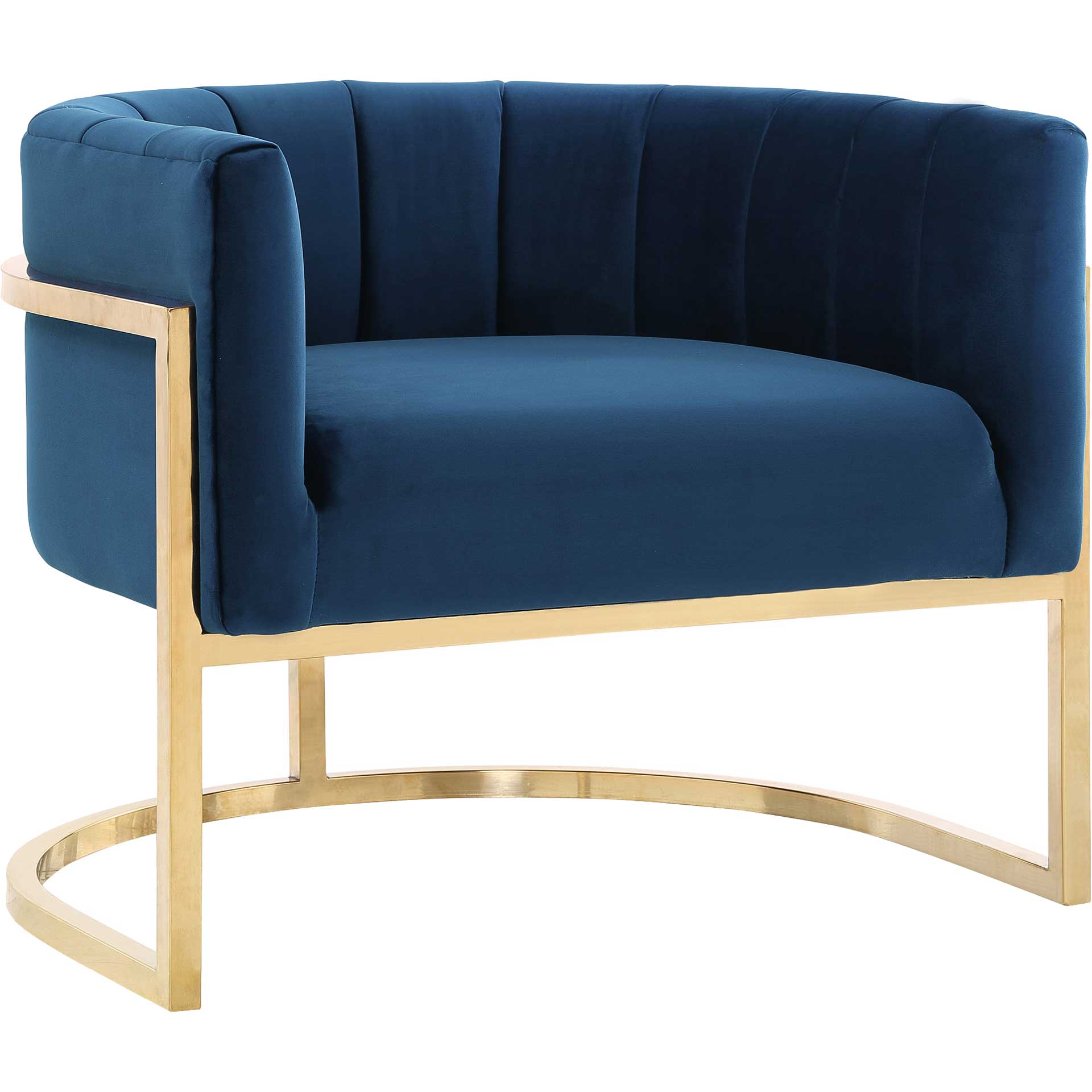 Maddison Chair Navy/Gold