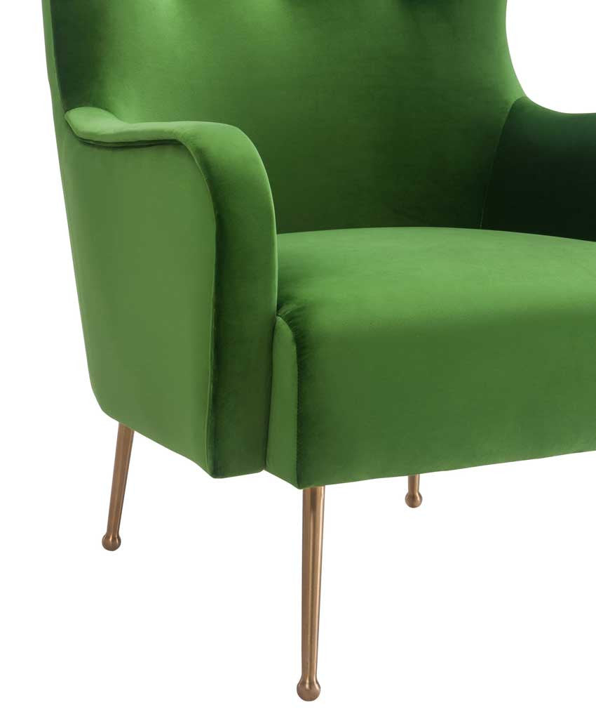 Esther Green Velvet Chair