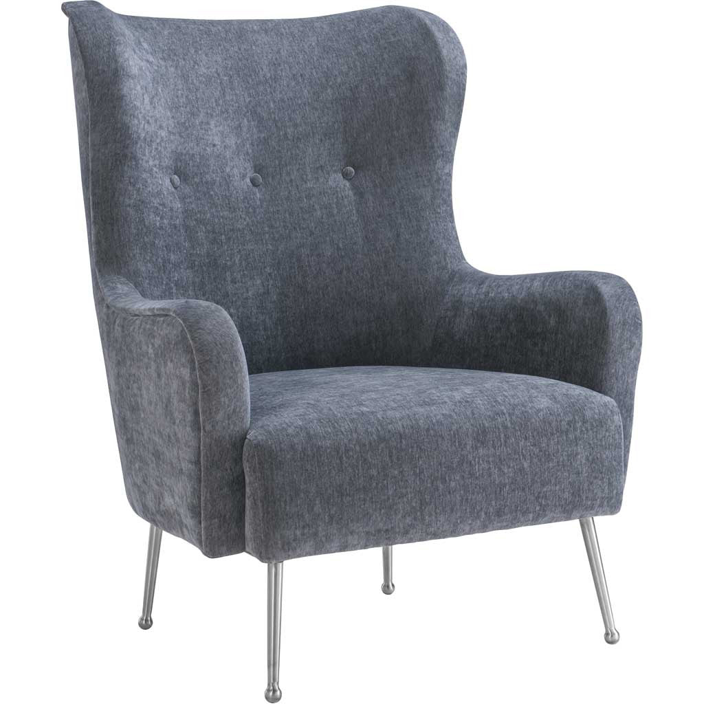 Esther Gray Velvet Chair