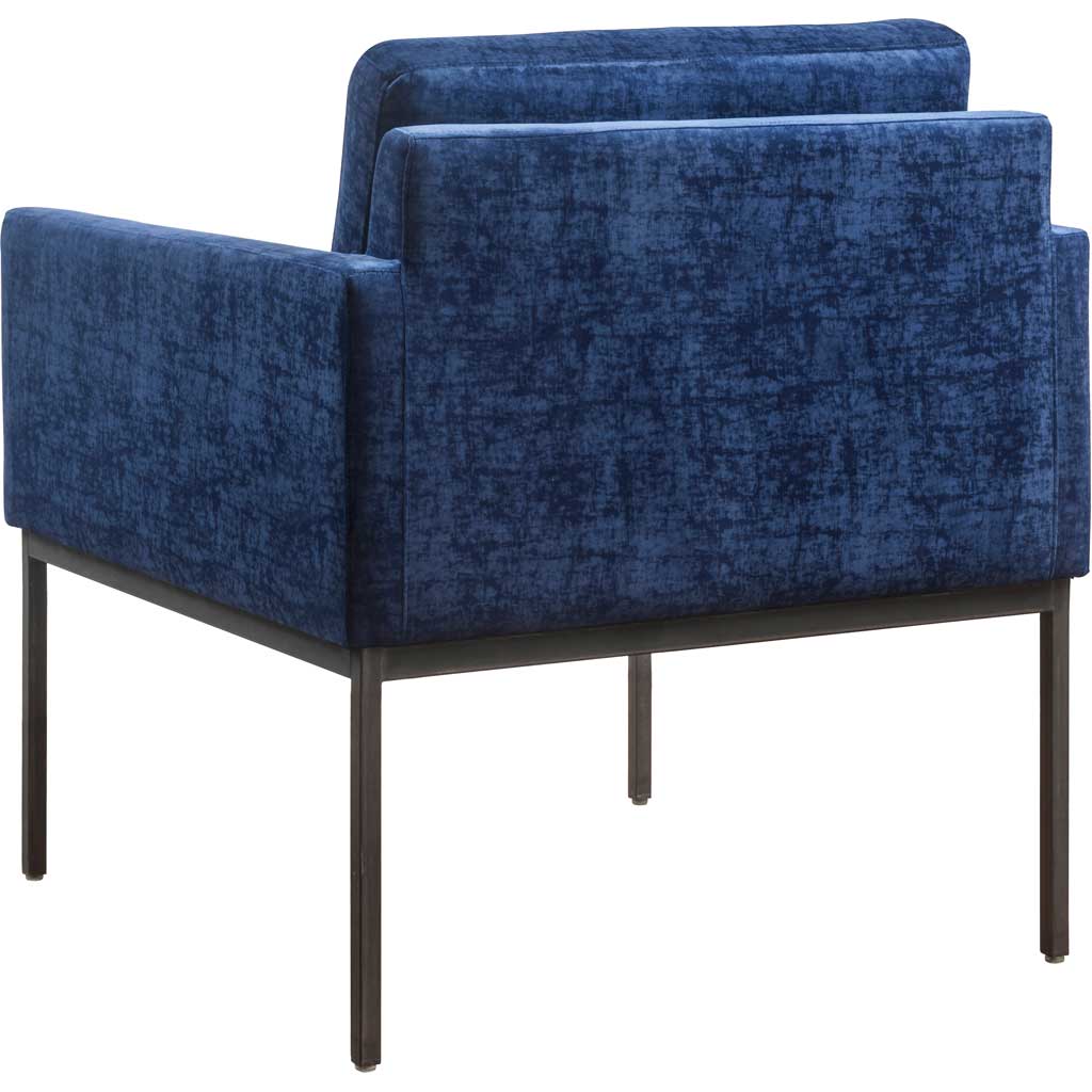 Carlson Velvet Chair Navy