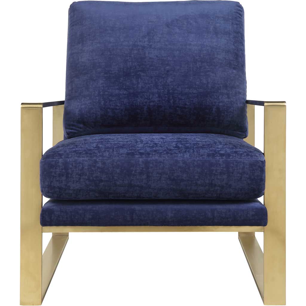 Morton Velvet Chair Navy