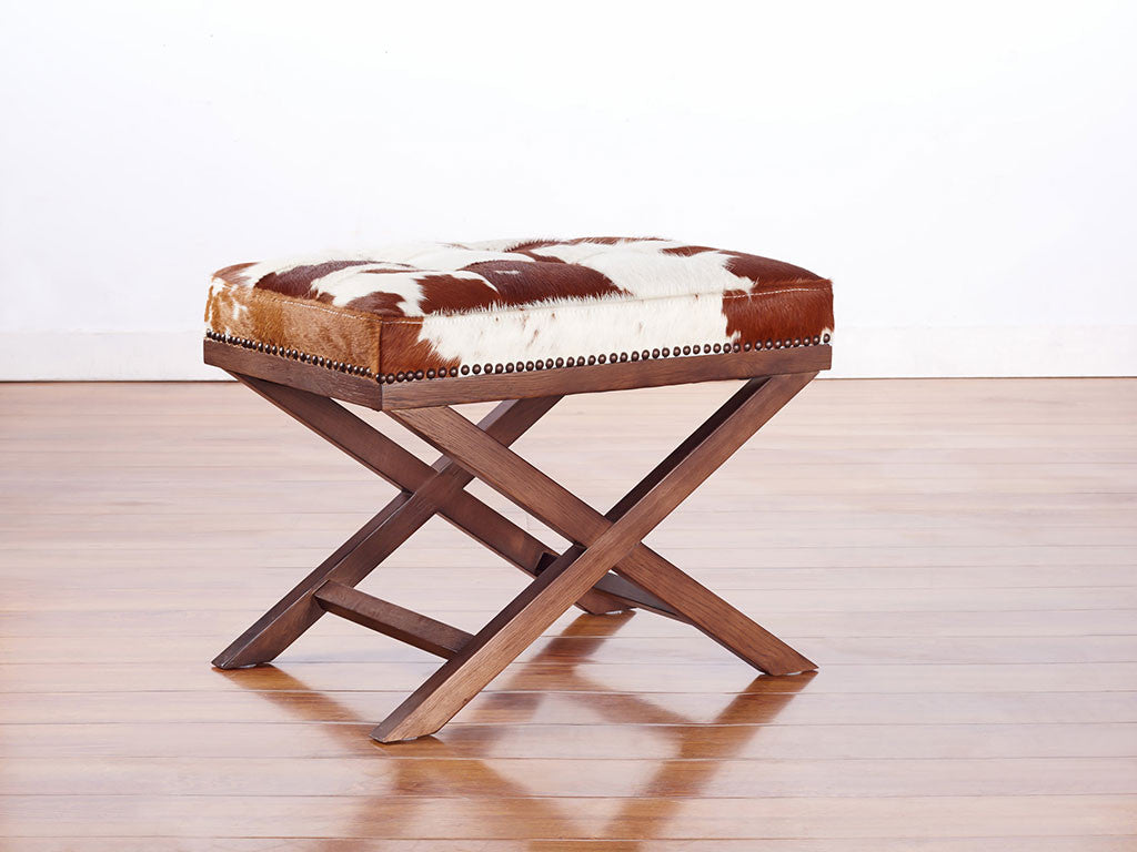 Morning X Genuine Cowhide Ottoman