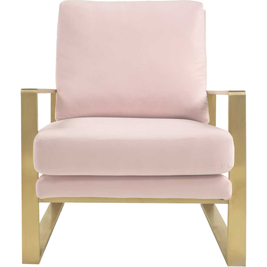 Morton Velvet Chair Blush