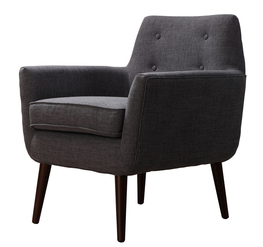 Clark Linen Chair Gray