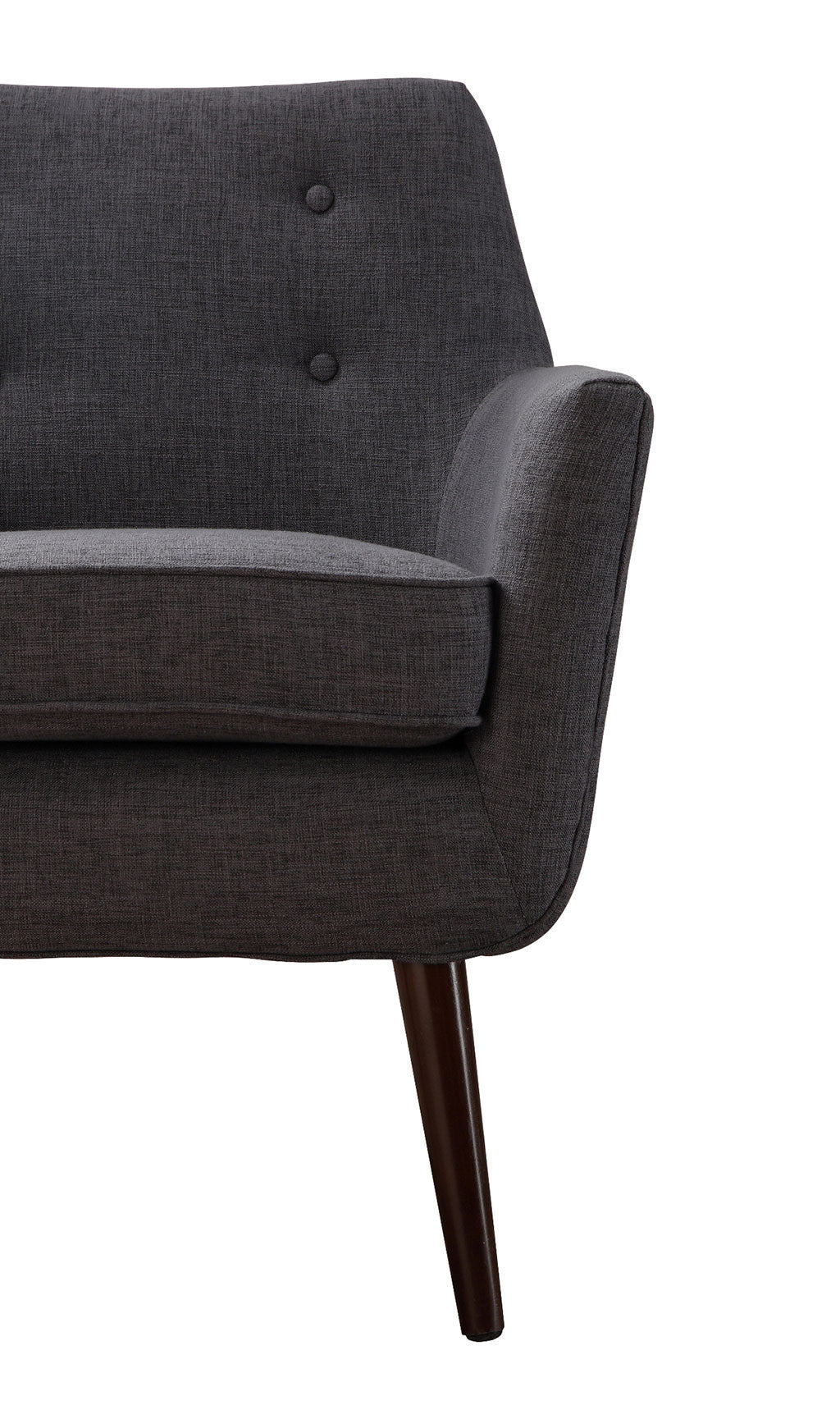 Clark Linen Chair Gray