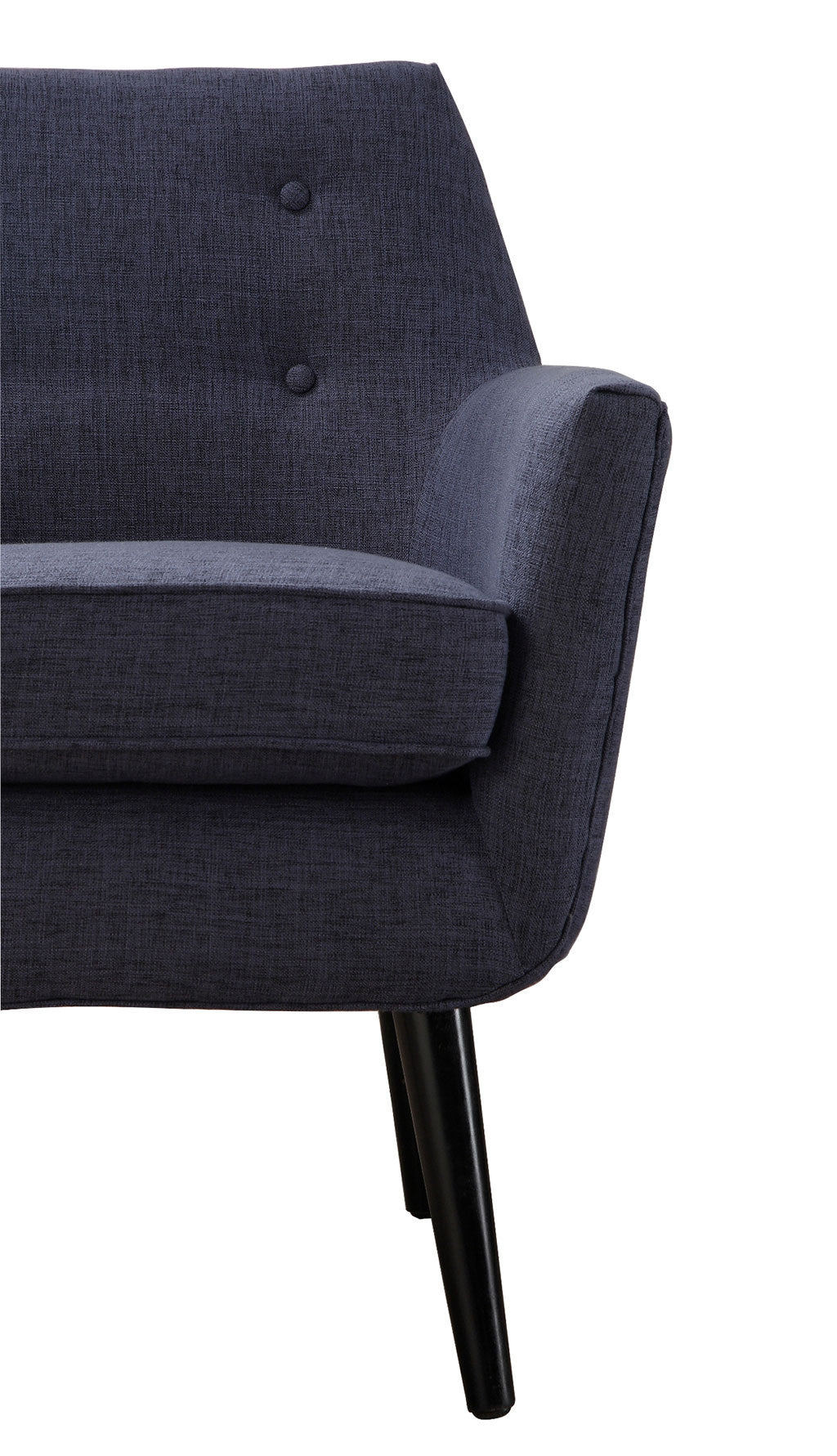 Clark Linen Chair Navy
