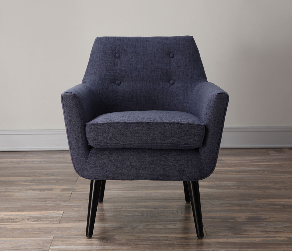 Clark Linen Chair Navy