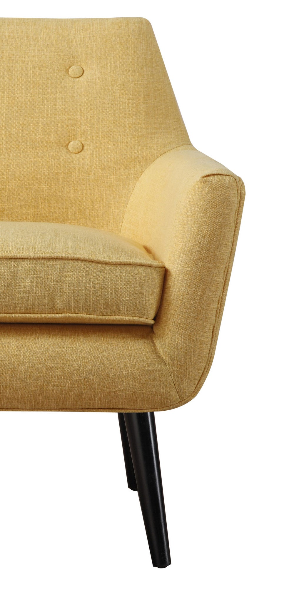 Clark Linen Chair Mustard Yellow